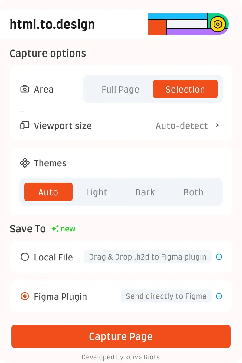 Redesign: HTML to design