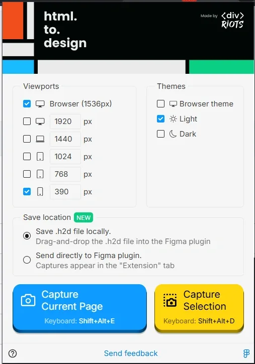 Original: HTML to design