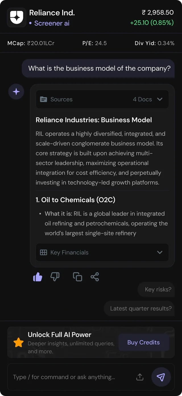 Redesign: Screener AI